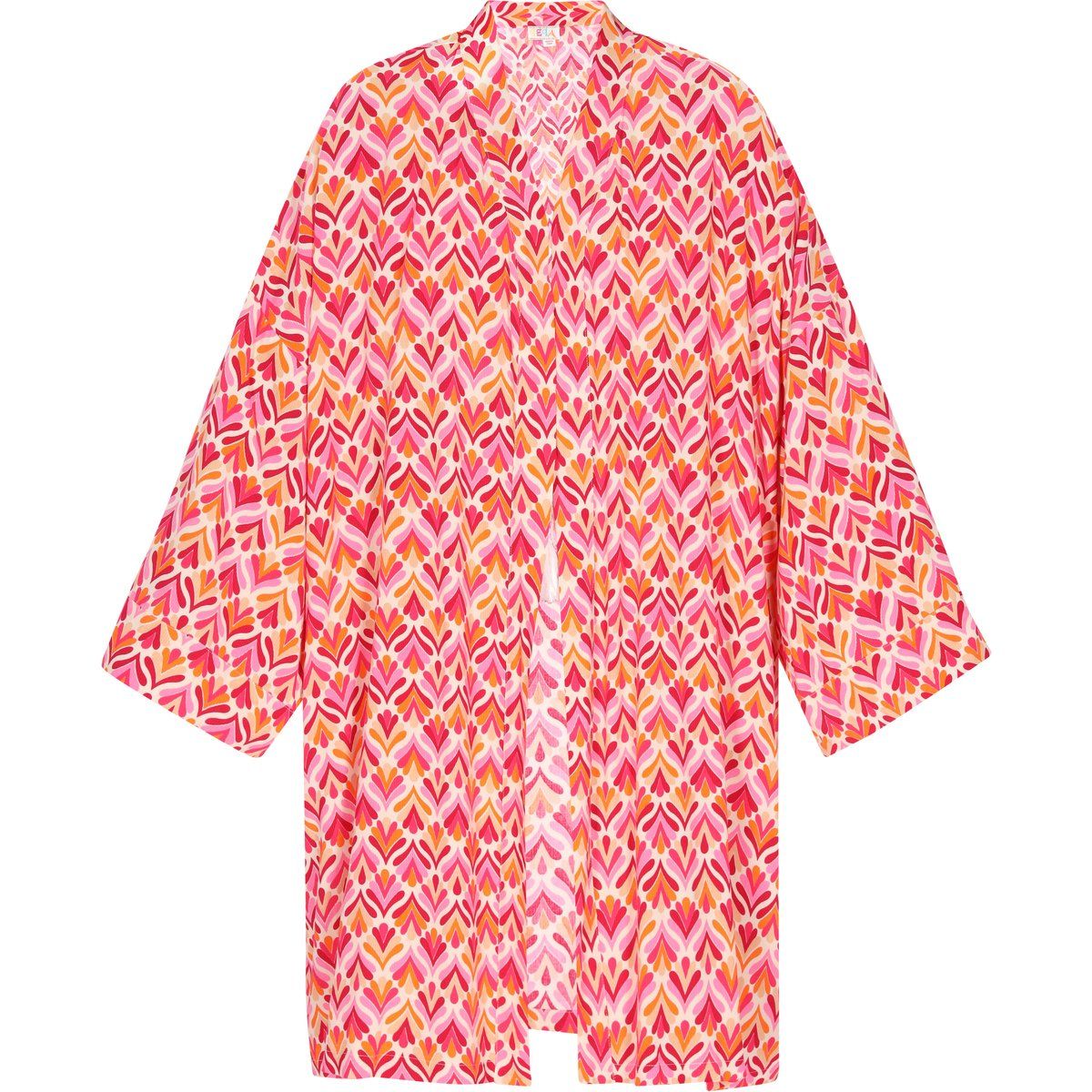 IZIA Kimono Frauen rosa mehrfarbig