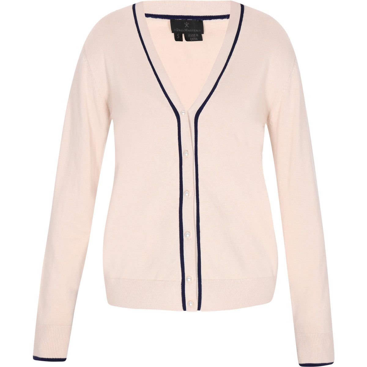 Dreimaster Strickjacke Frauen hellbeige