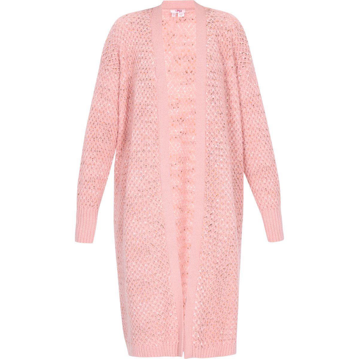 Mymo Strickjacke Frauen rosa Melange
