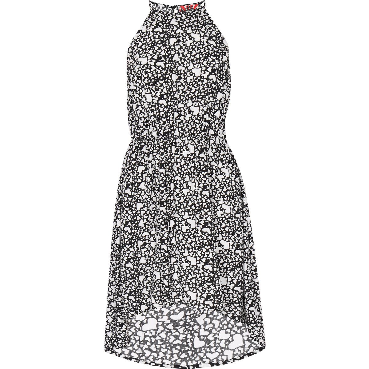 Mymo Kleid Frauen schwarz-weiß