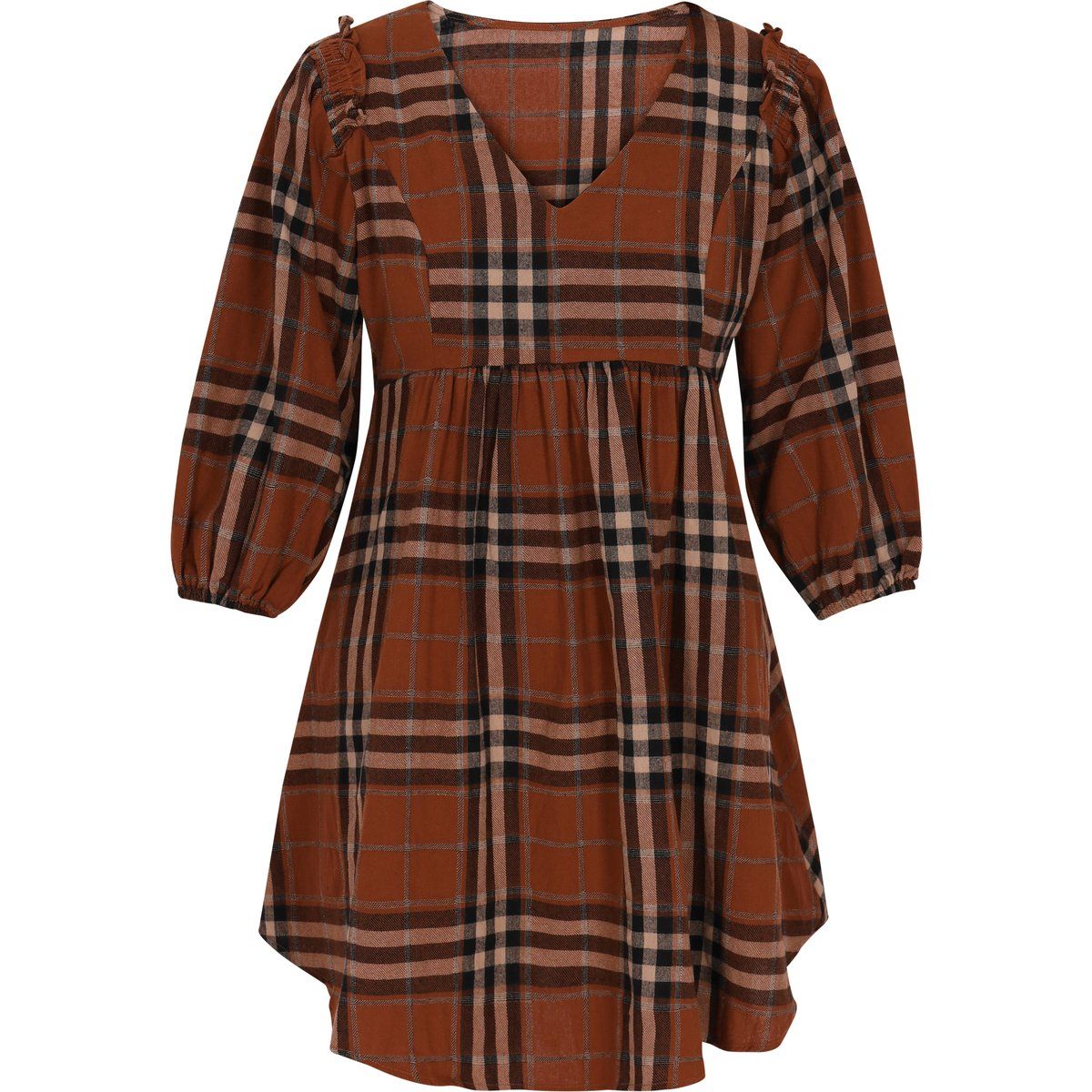 Mymo Kleid Frauen braun