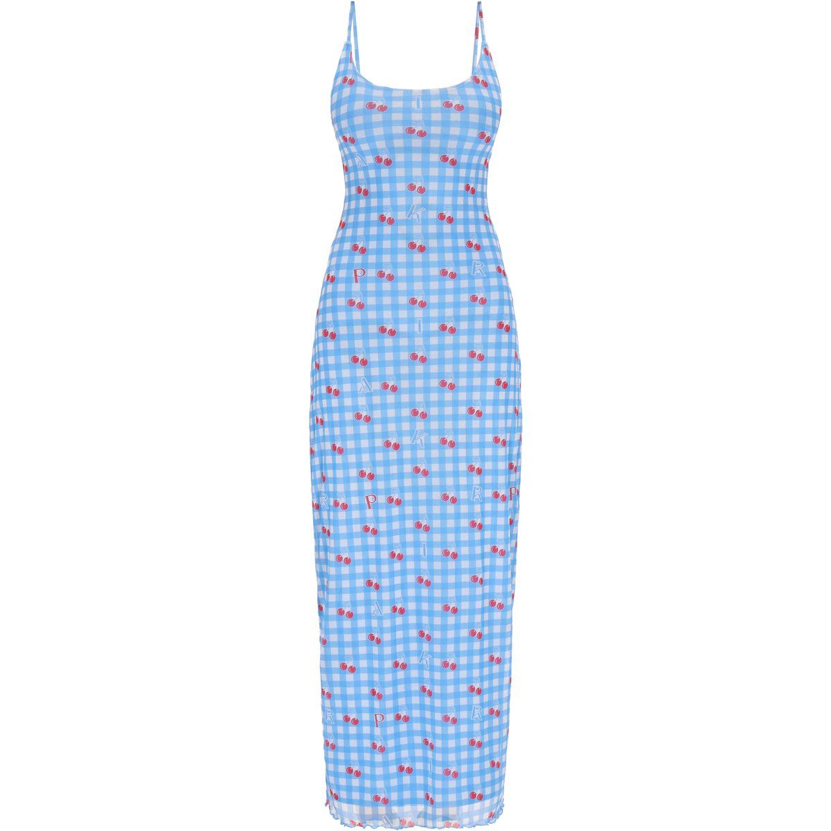 Mymo Kleid Frauen blau mehrfarbig