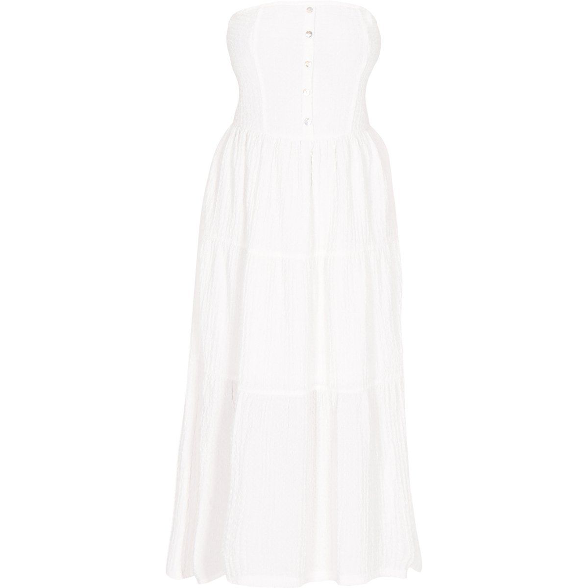 IZIA Kleid Frauen Weiß