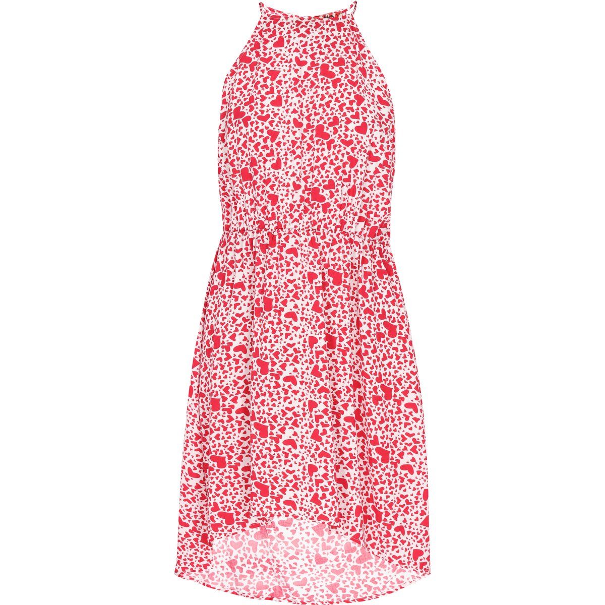 Mymo Kleid Frauen weiß rot