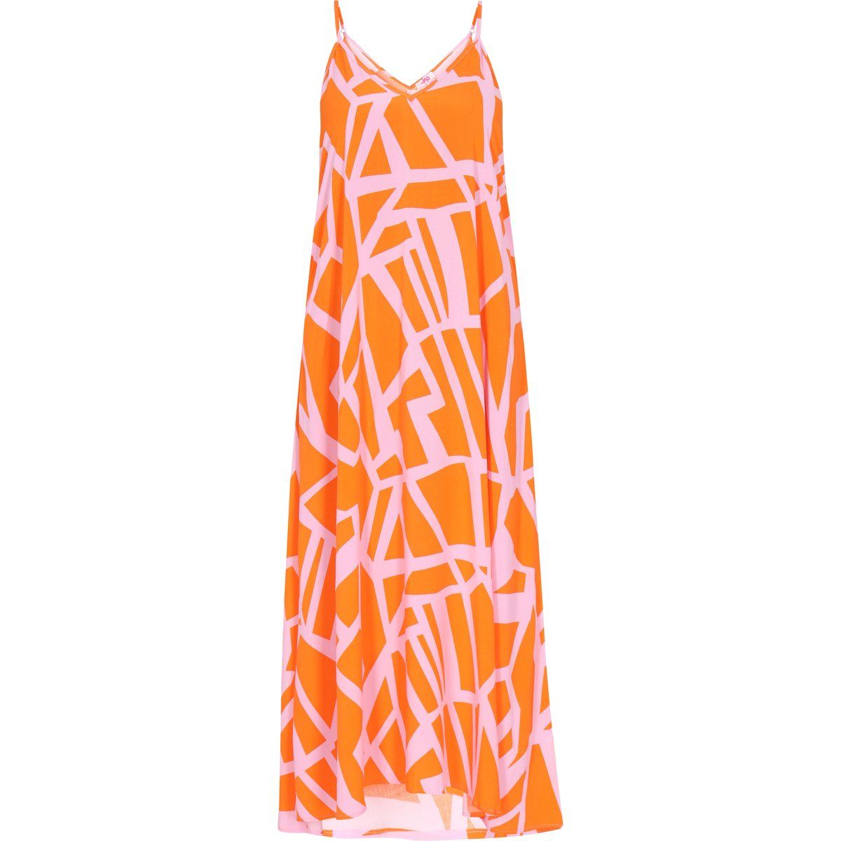 Mymo Kleid Frauen orange rosa