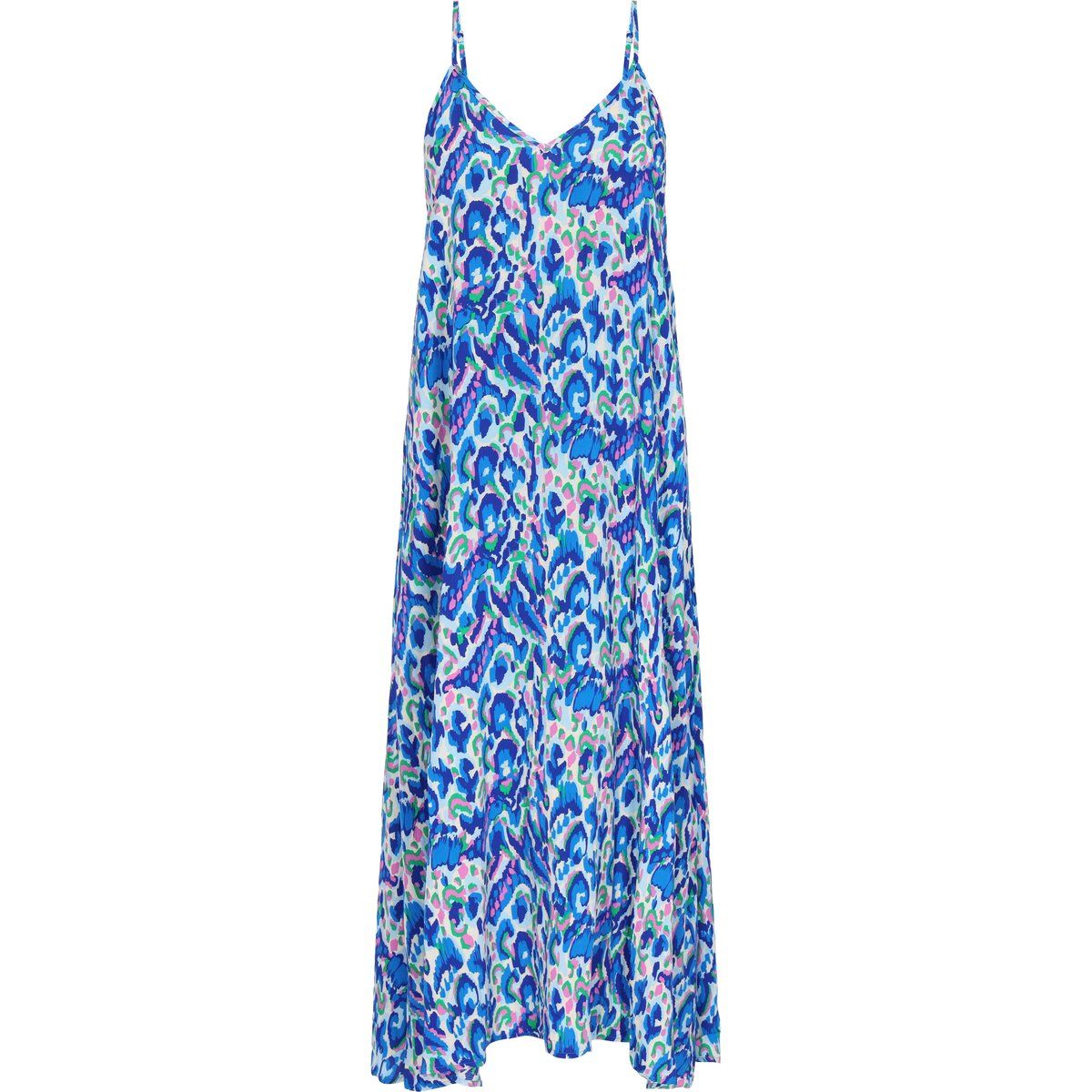 Mymo Kleid Frauen blau mehrfarbig