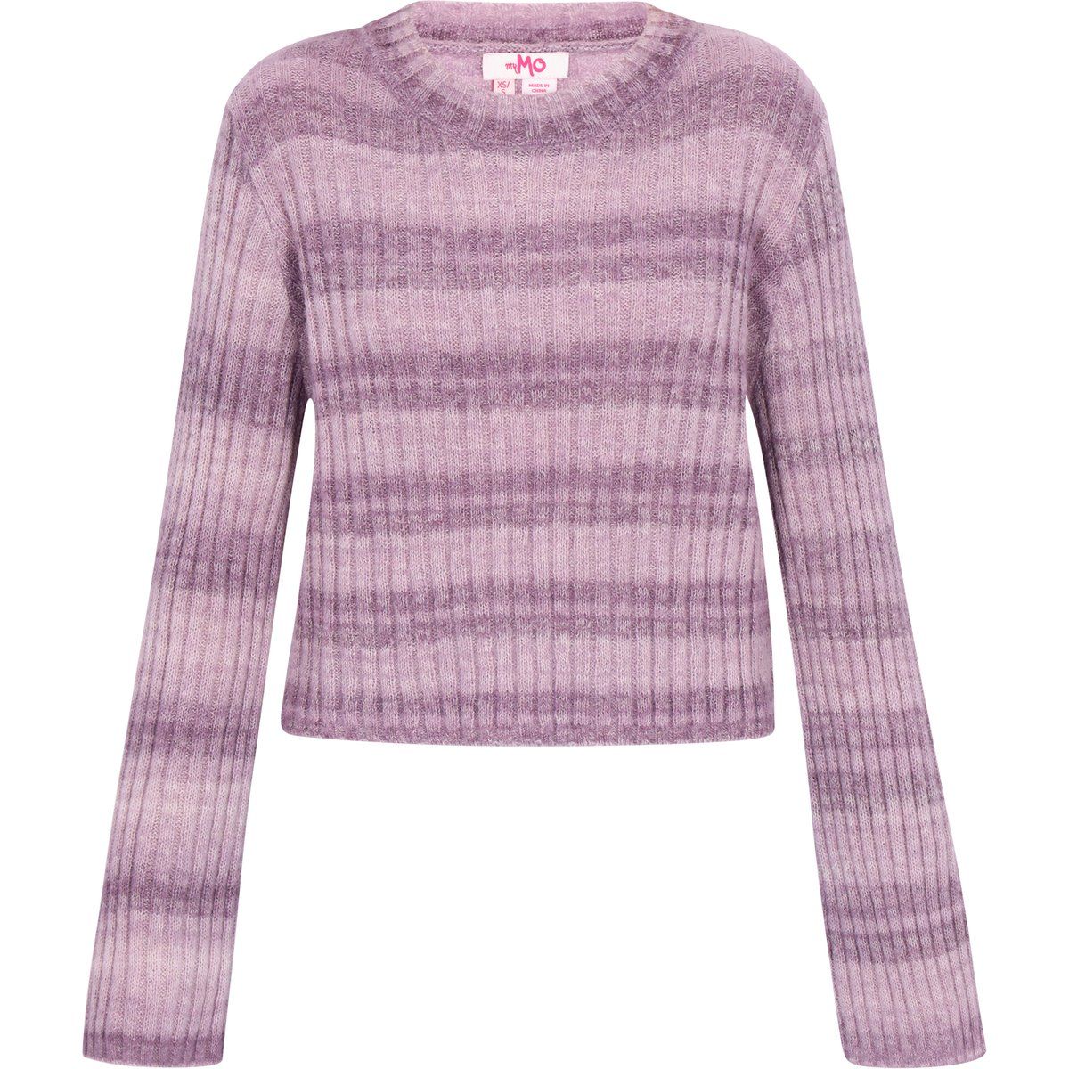 Mymo Pullover Frauen lila mehrfarbig