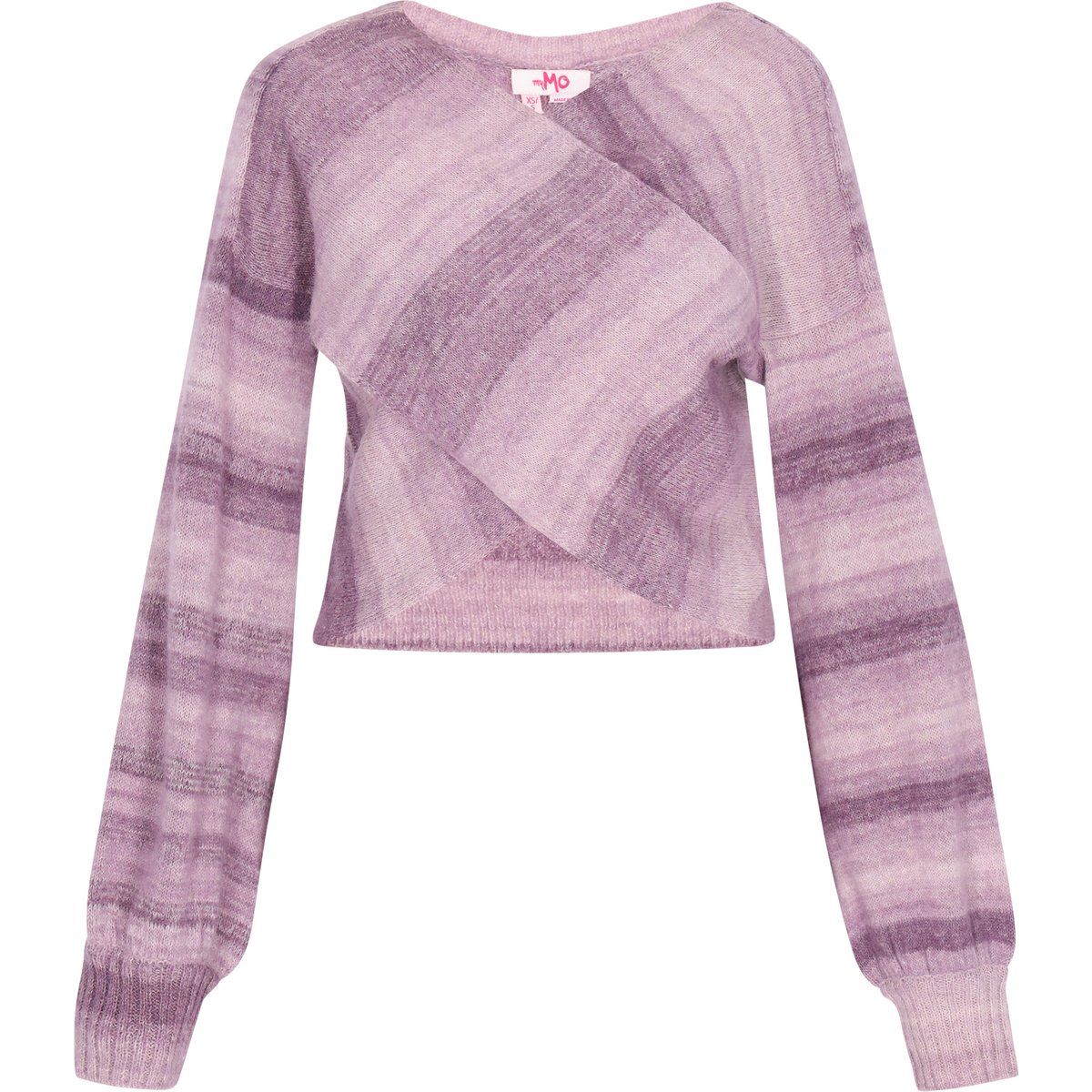 Mymo Pullover Frauen lila mehrfarbig