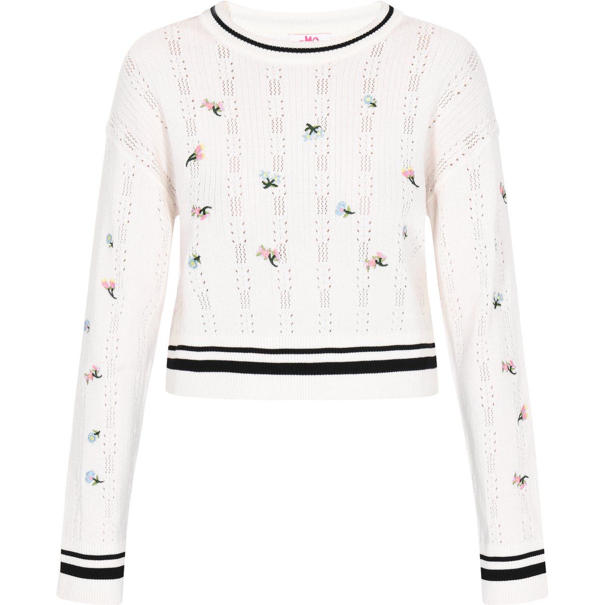 Mymo Pullover Frauen Weiß