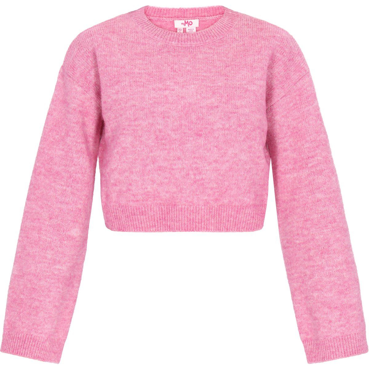 Mymo Pullover Frauen rosa Melange