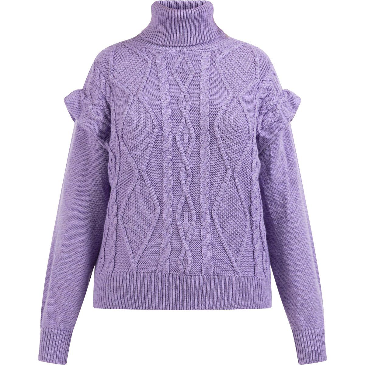 Mymo Strickpullover Damen helllila