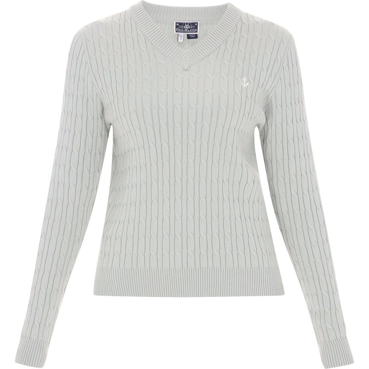 Dreimaster Pullover Frauen Salbeigrün