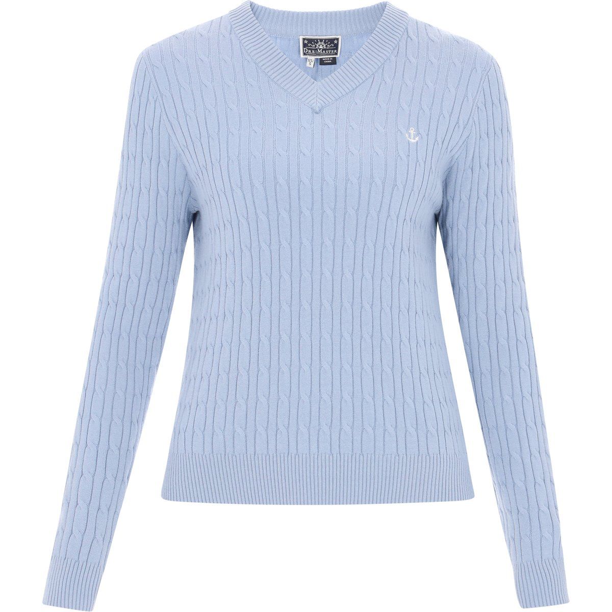 Dreimaster Pullover Frauen hellblau
