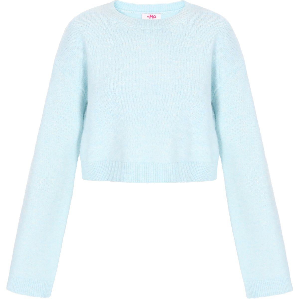 Mymo Pullover Frauen hellblau meliert