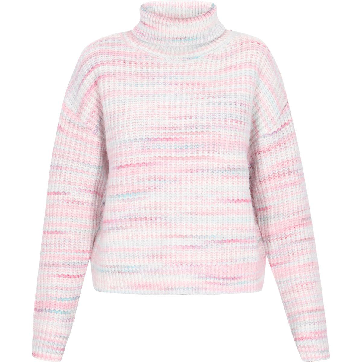 Mymo Pullover Frauen lila mehrfarbig