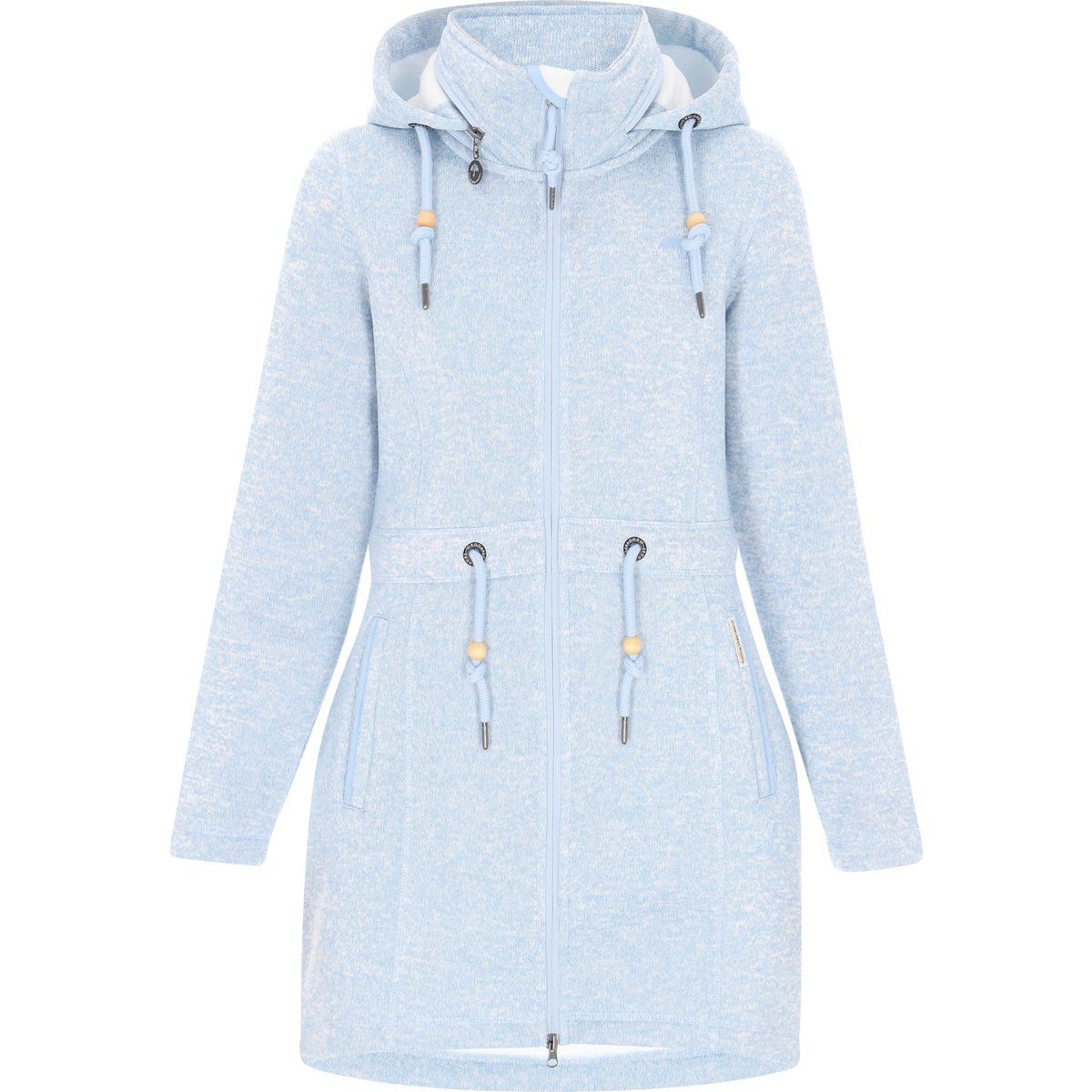 Schmuddelwedda Jacke Frauen hellblau meliert
