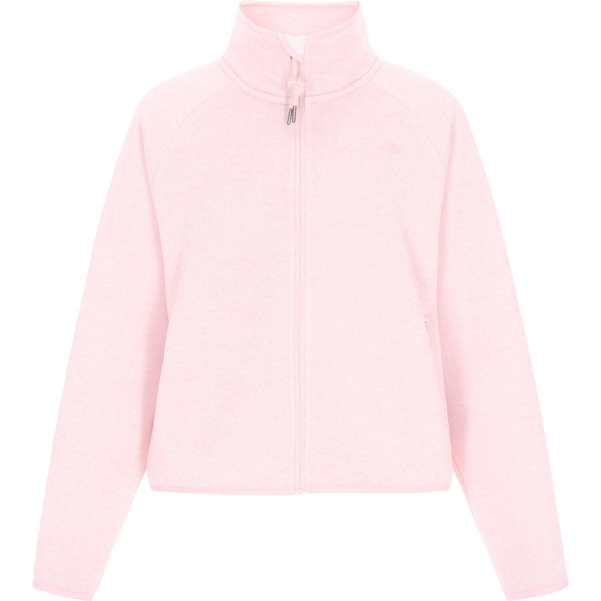 Kuschelige Fleecejacke mit Stehkragen
