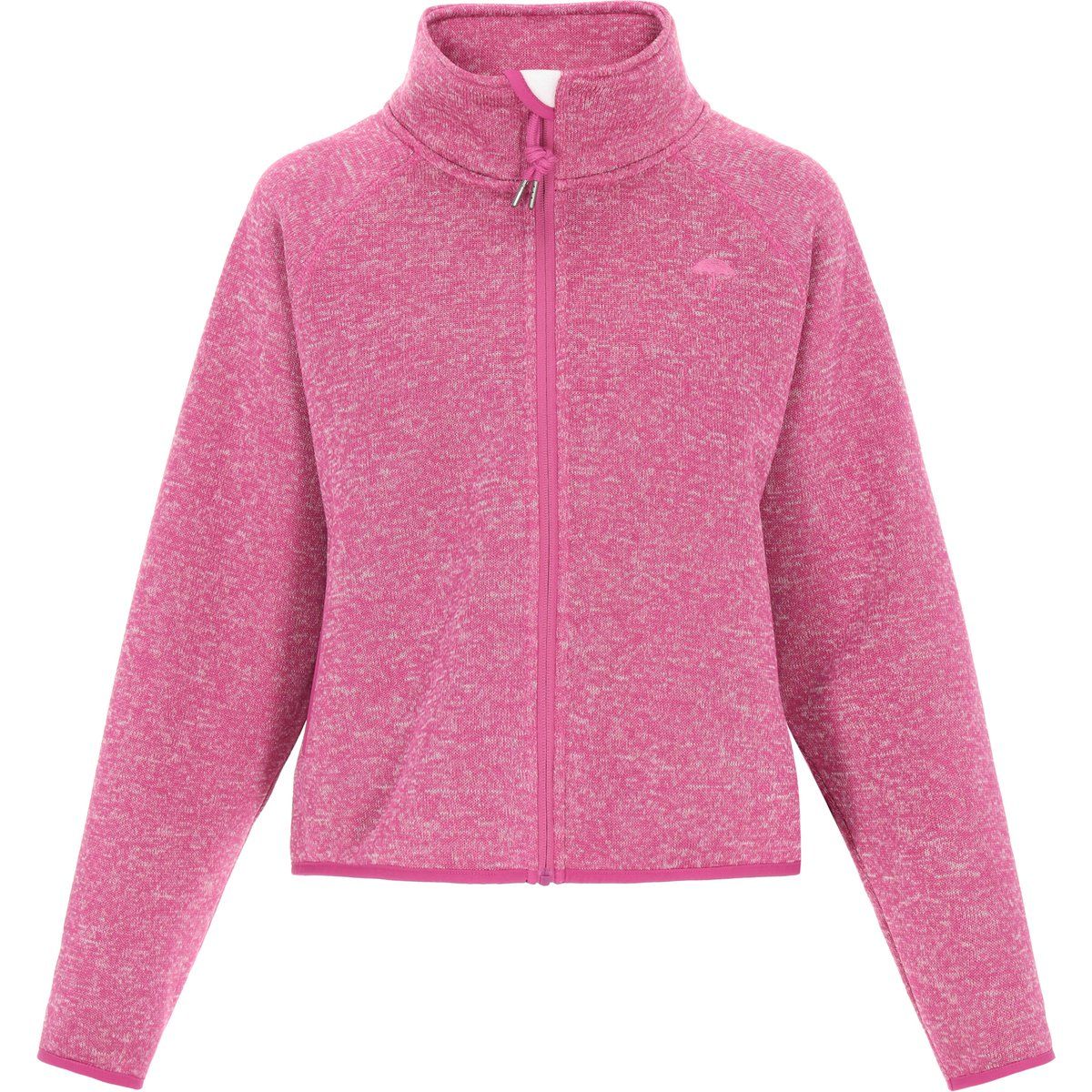 Fleecejacke mit Reißverschluss und lockerer Passform
