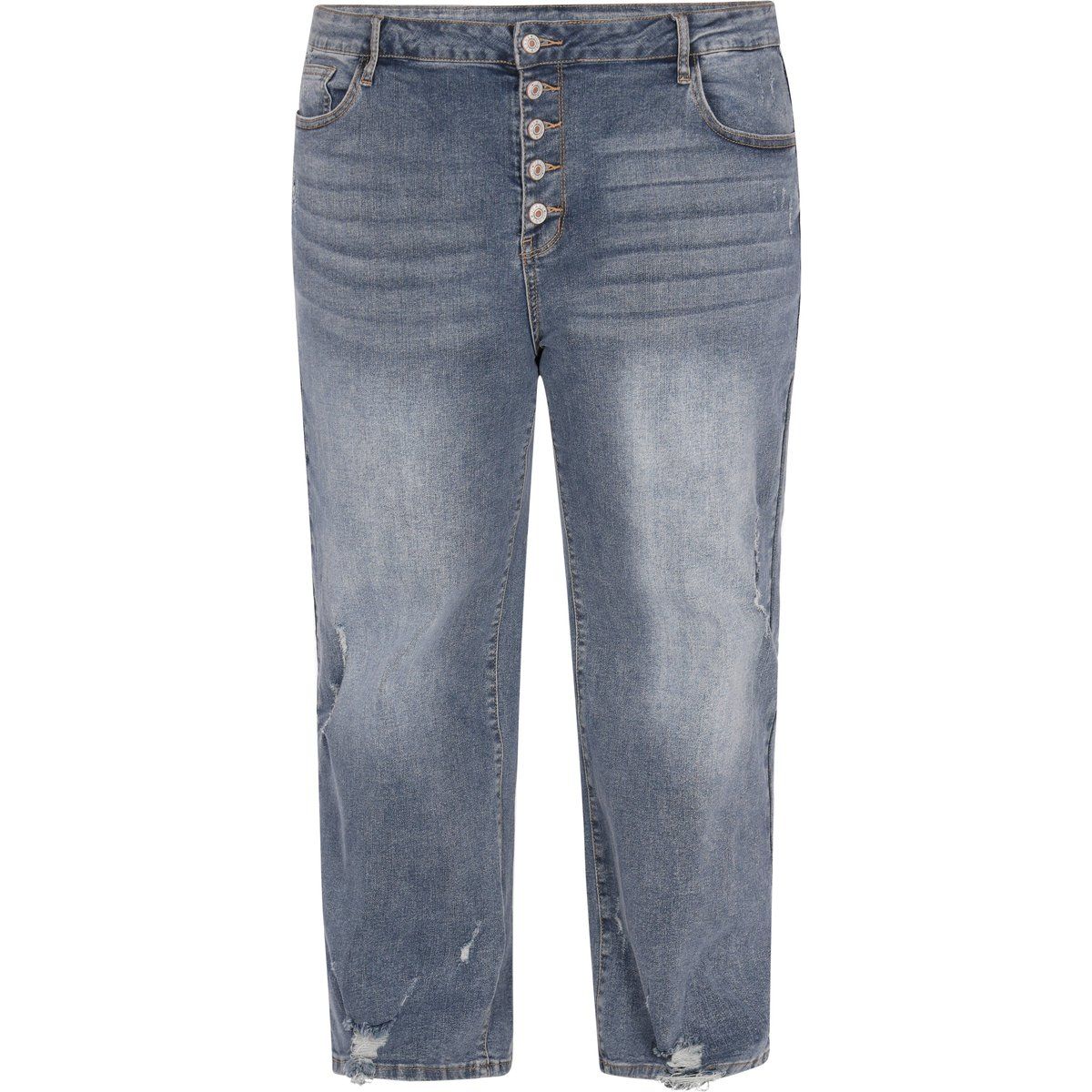Mymo Hosen in großen Größen Frauen grau
