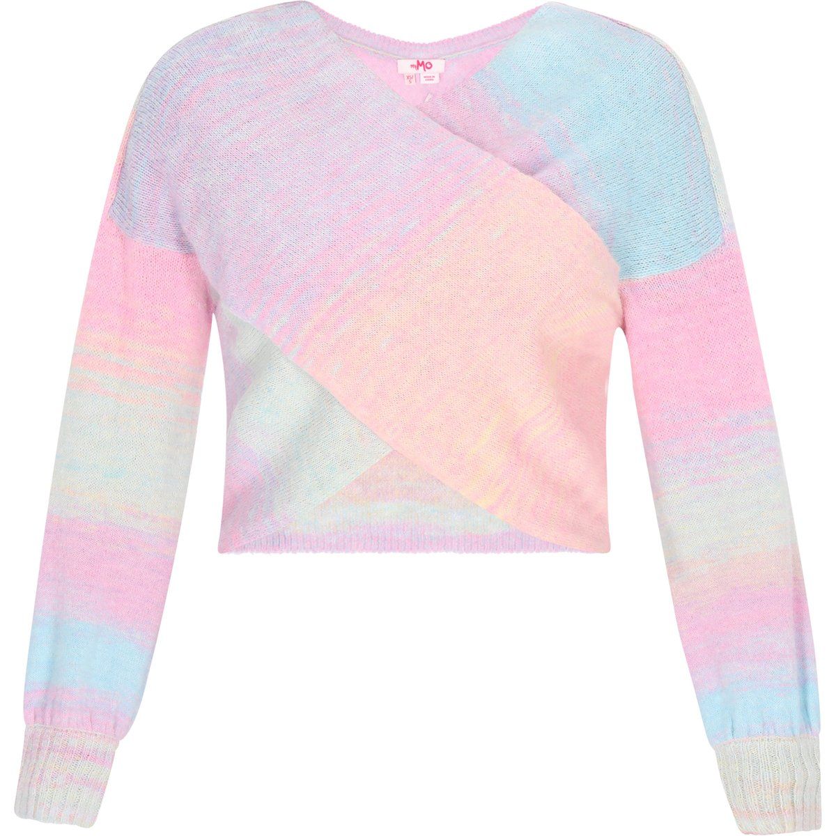 Mymo Pullover Frauen rosa mehrfarbig