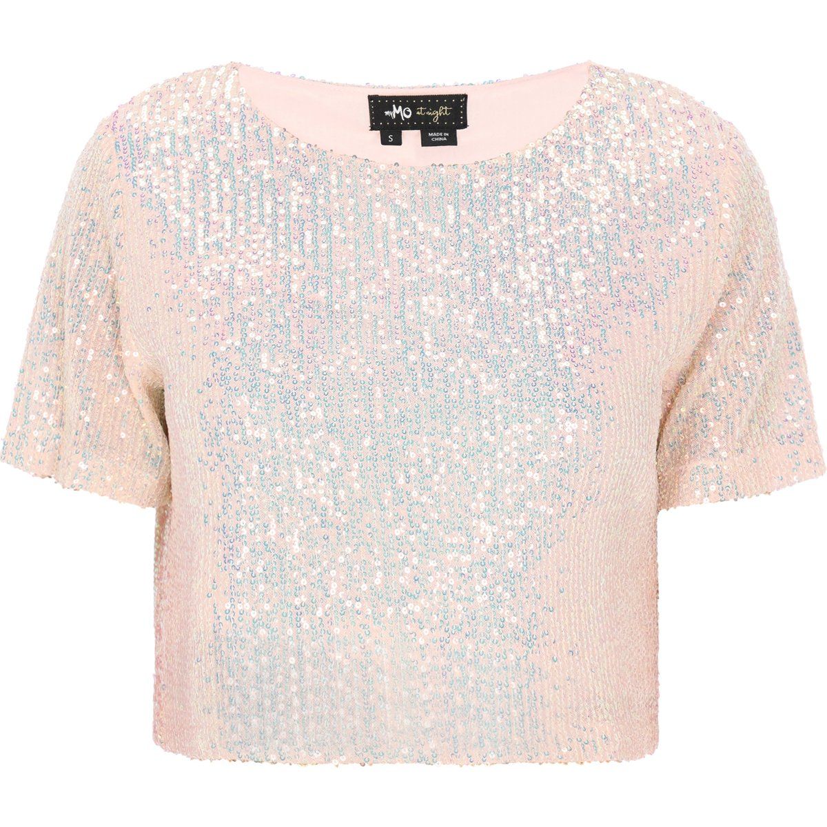 Mymo T-Shirt Frauen aqua mehrfarbig
