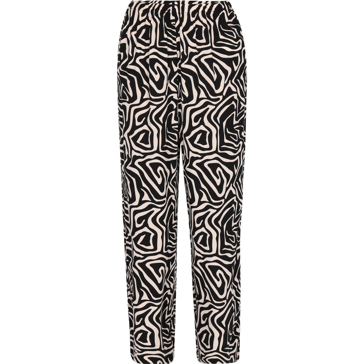Mymo Hose Frauen schwarz-weiß