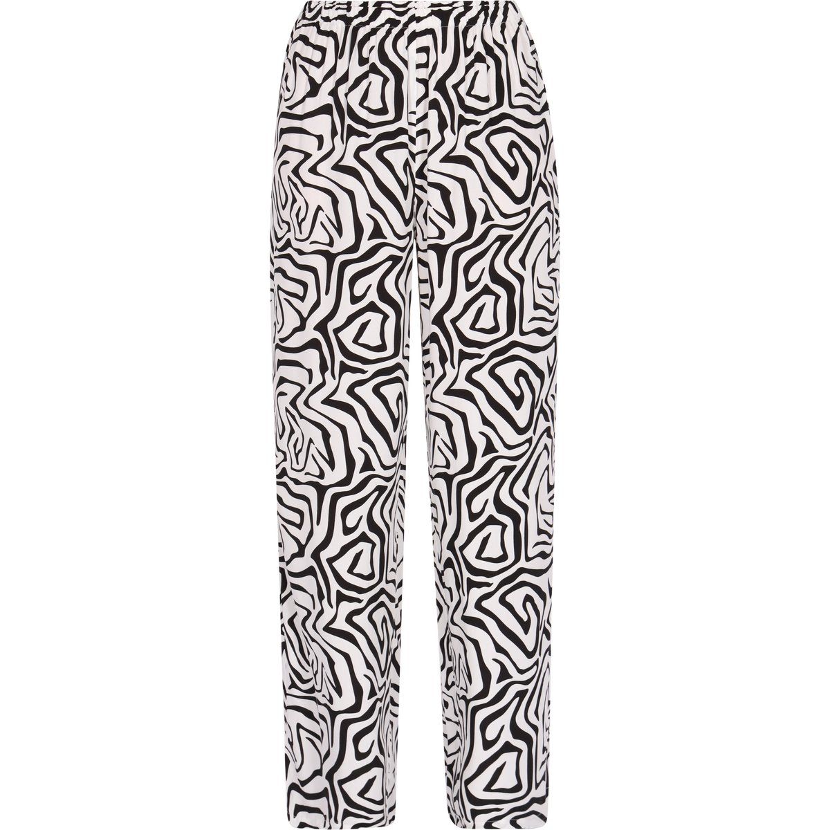 Mymo Hose Frauen weiß-schwarz