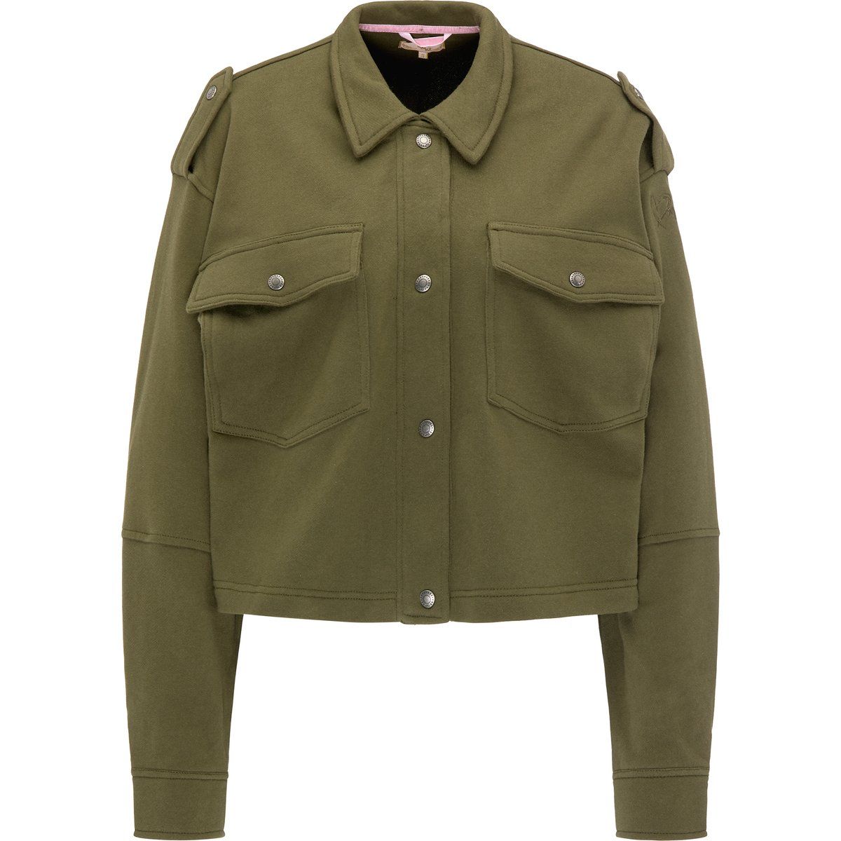 Mymo Sweatjacke Damen oliv