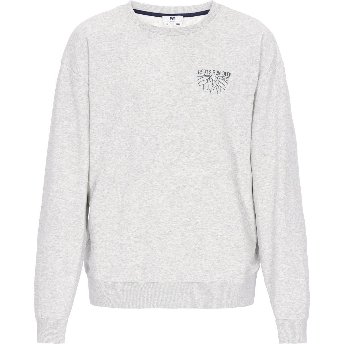 Mo Sweatshirt Männer Graumelange