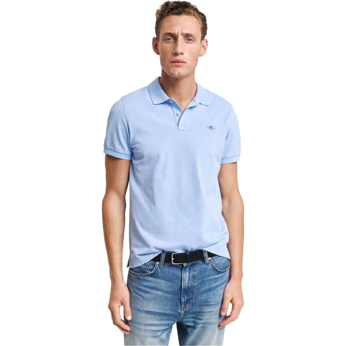 Herren Piqué Baumwoll-Poloshirt