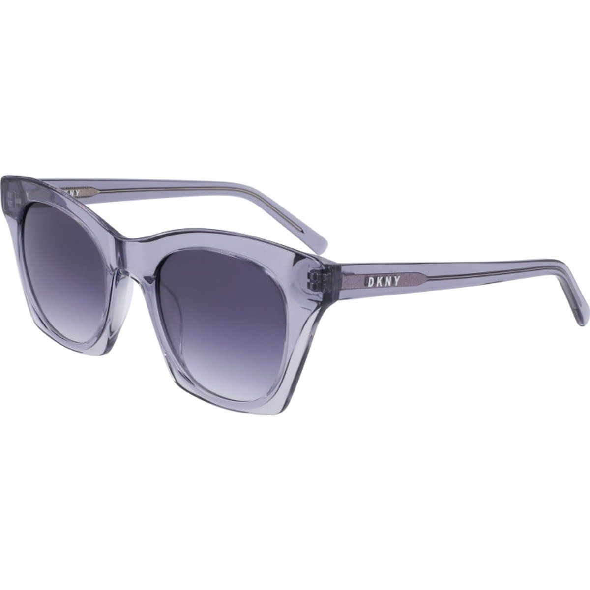 Graue Sonnenbrille mit Cat-Eye-Rahmen
