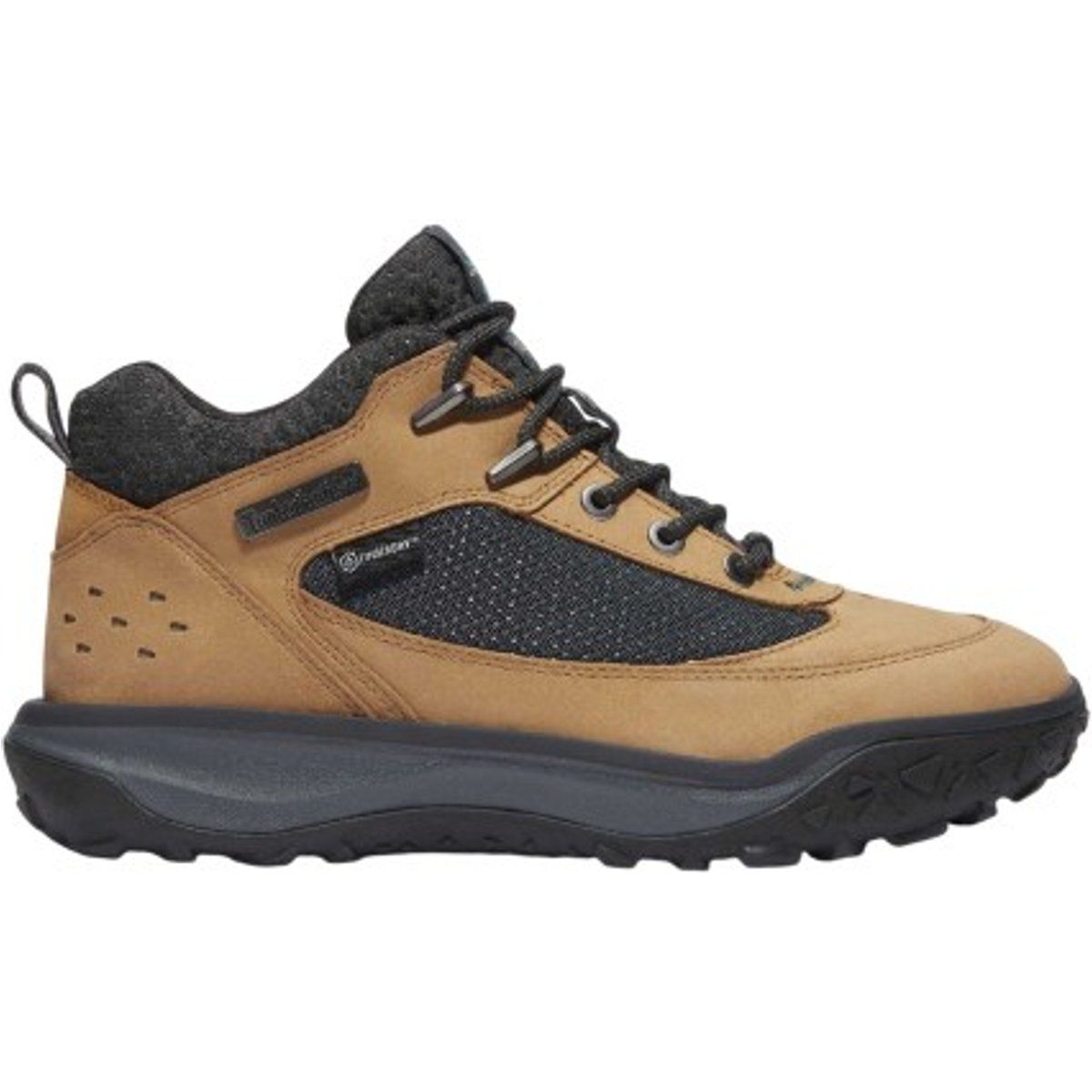 Wander-Sneaker aus Leder und Stoff
