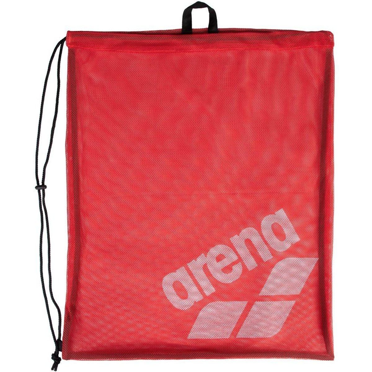 Roter Arena Kordelzug-Netzbeutel