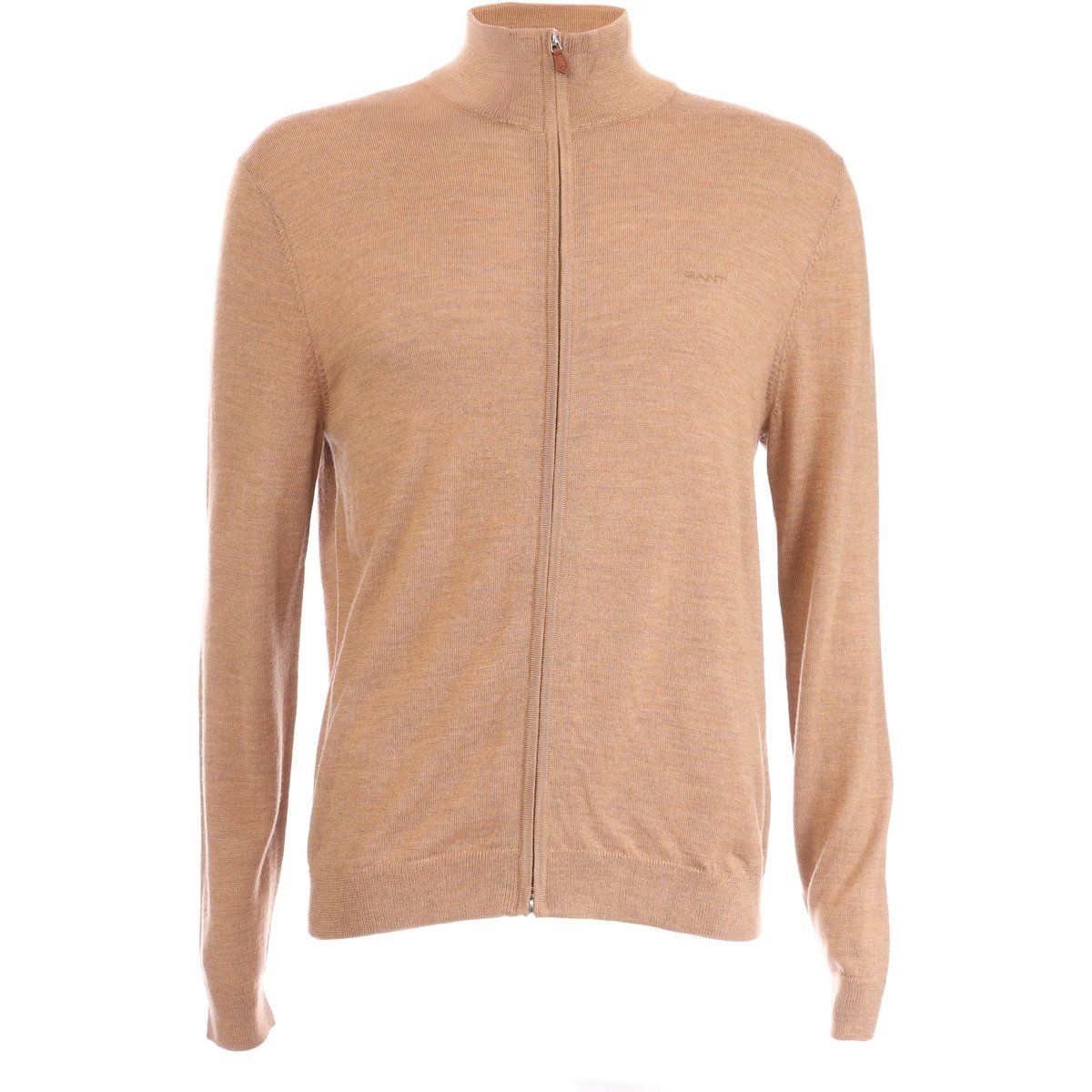 Herren Strickjacke mit Reißverschluss aus Merinowolle