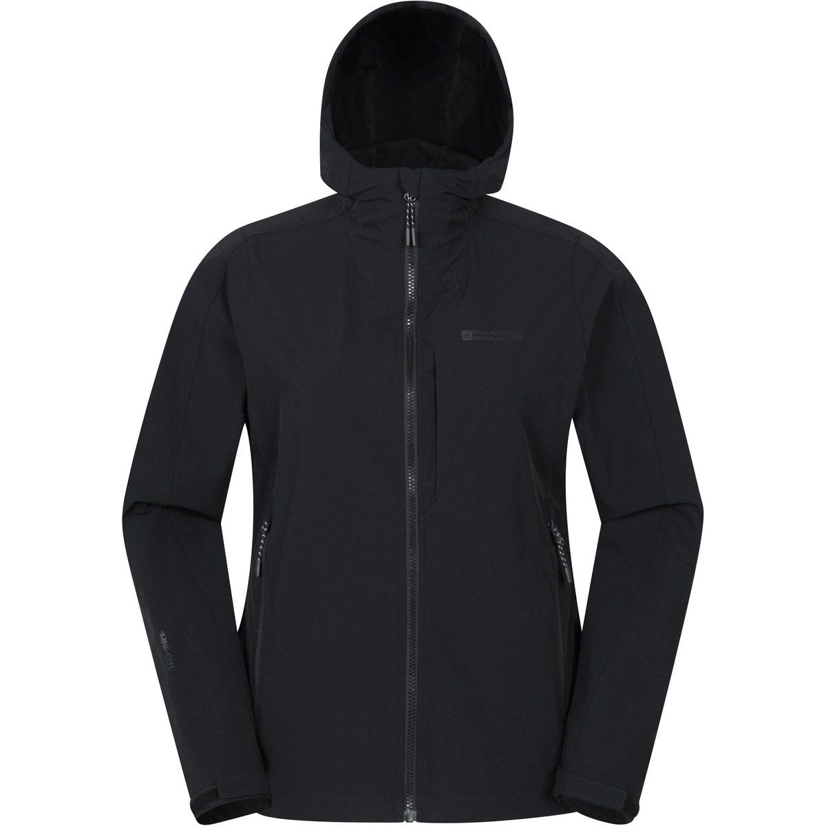 Mountain Warehouse - "Retreat" Softshelljacke Packable für Damen (Schwarz)