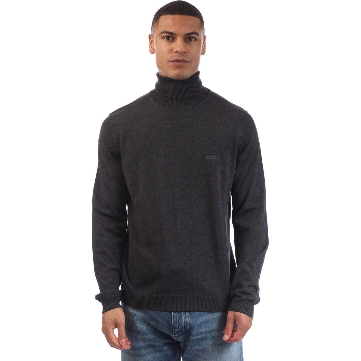 Herren Rollkragenpullover aus Merinowolle