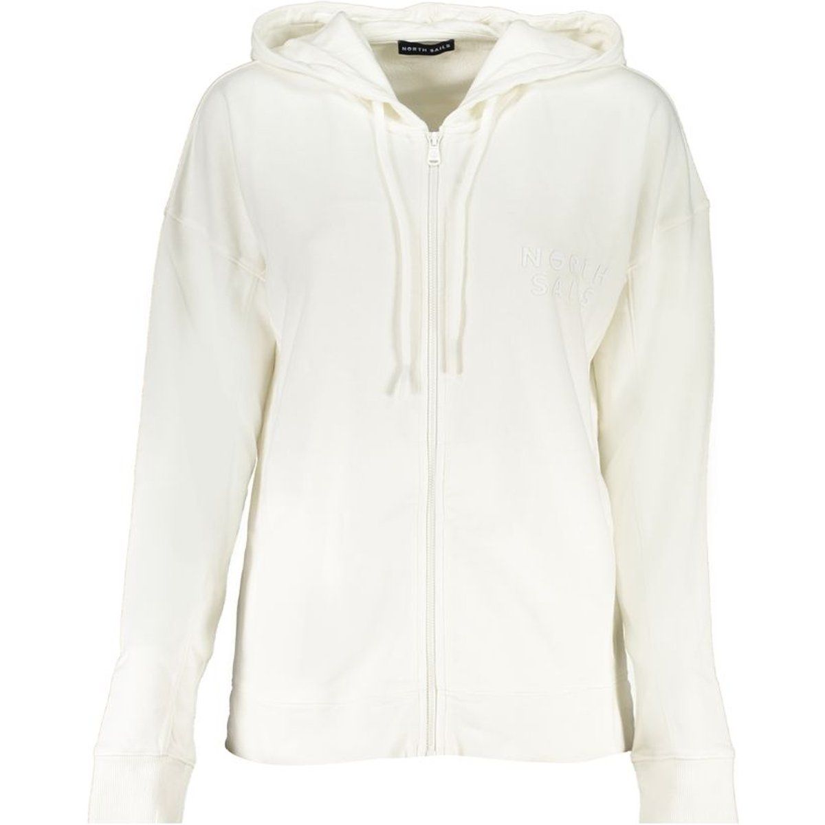 Bio-Baumwoll-Kapuzenpullover mit Reißverschluss