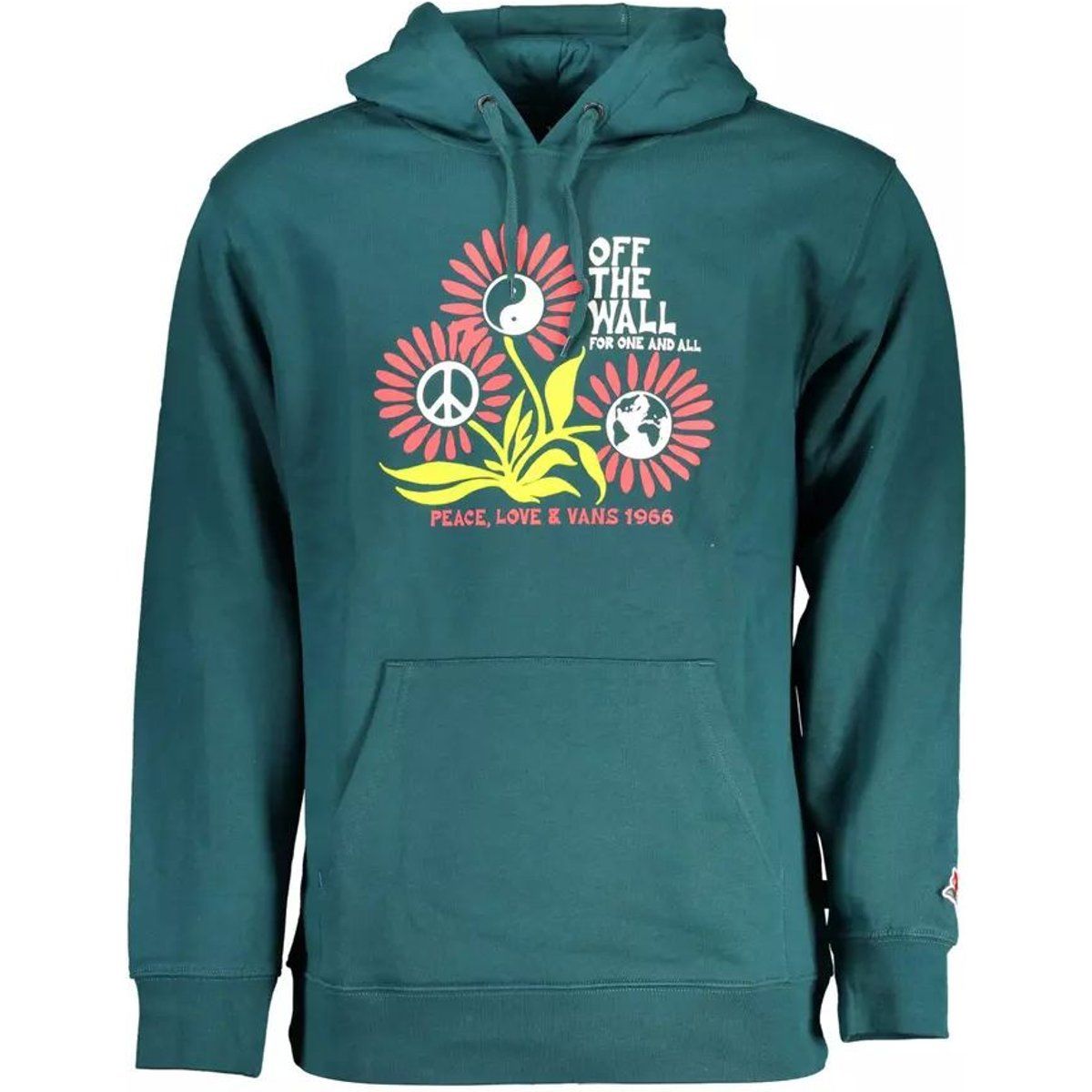 Hoodie mit Peace-und-Love-Grafik