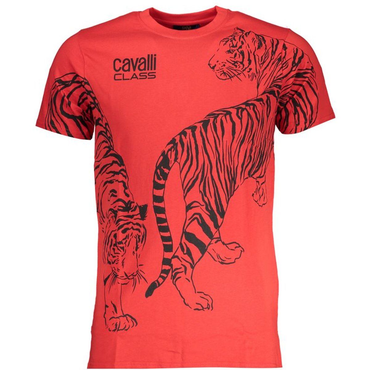 Tiger Grafik Kurzarm T-Shirt