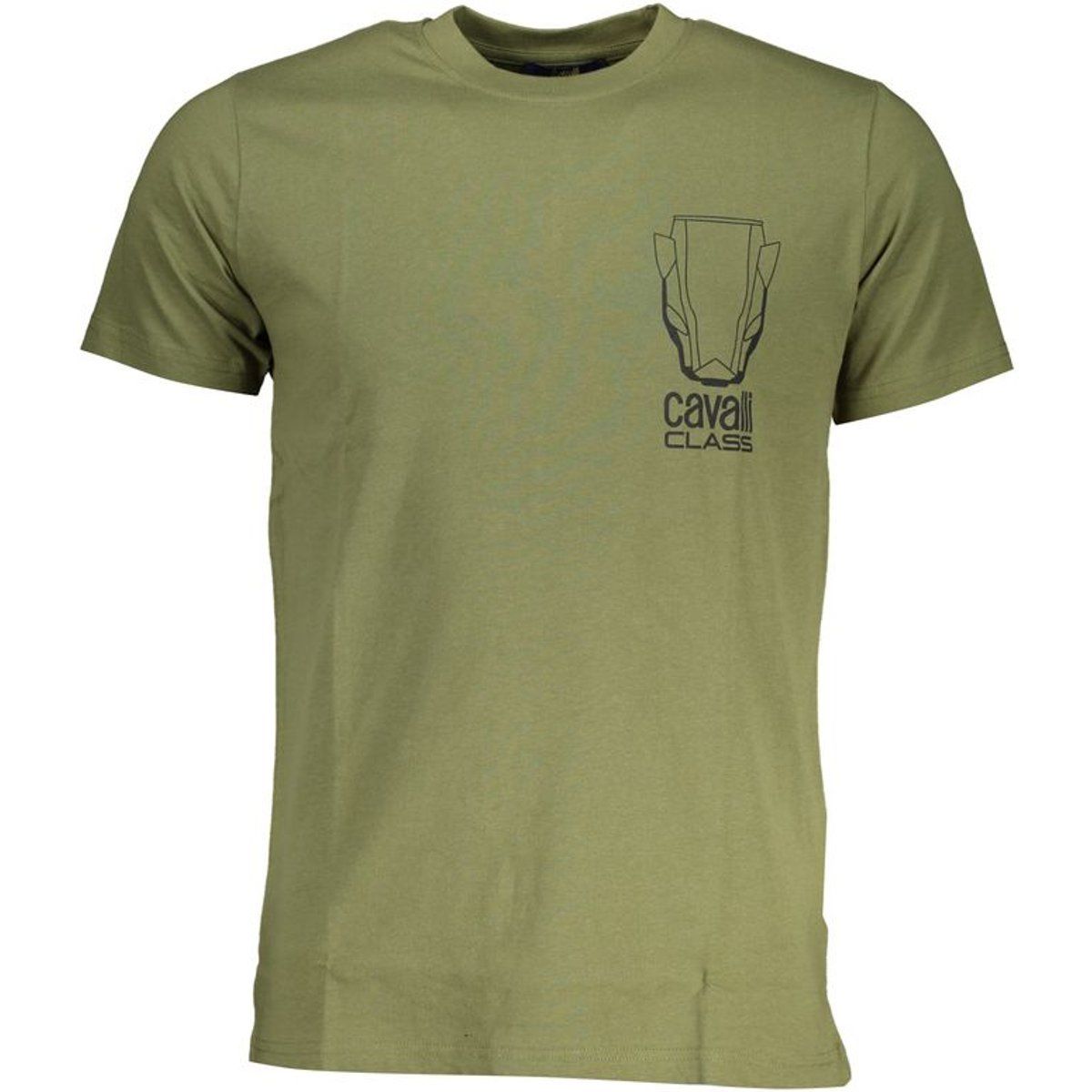Herren Olivgrünes T-Shirt mit Logo