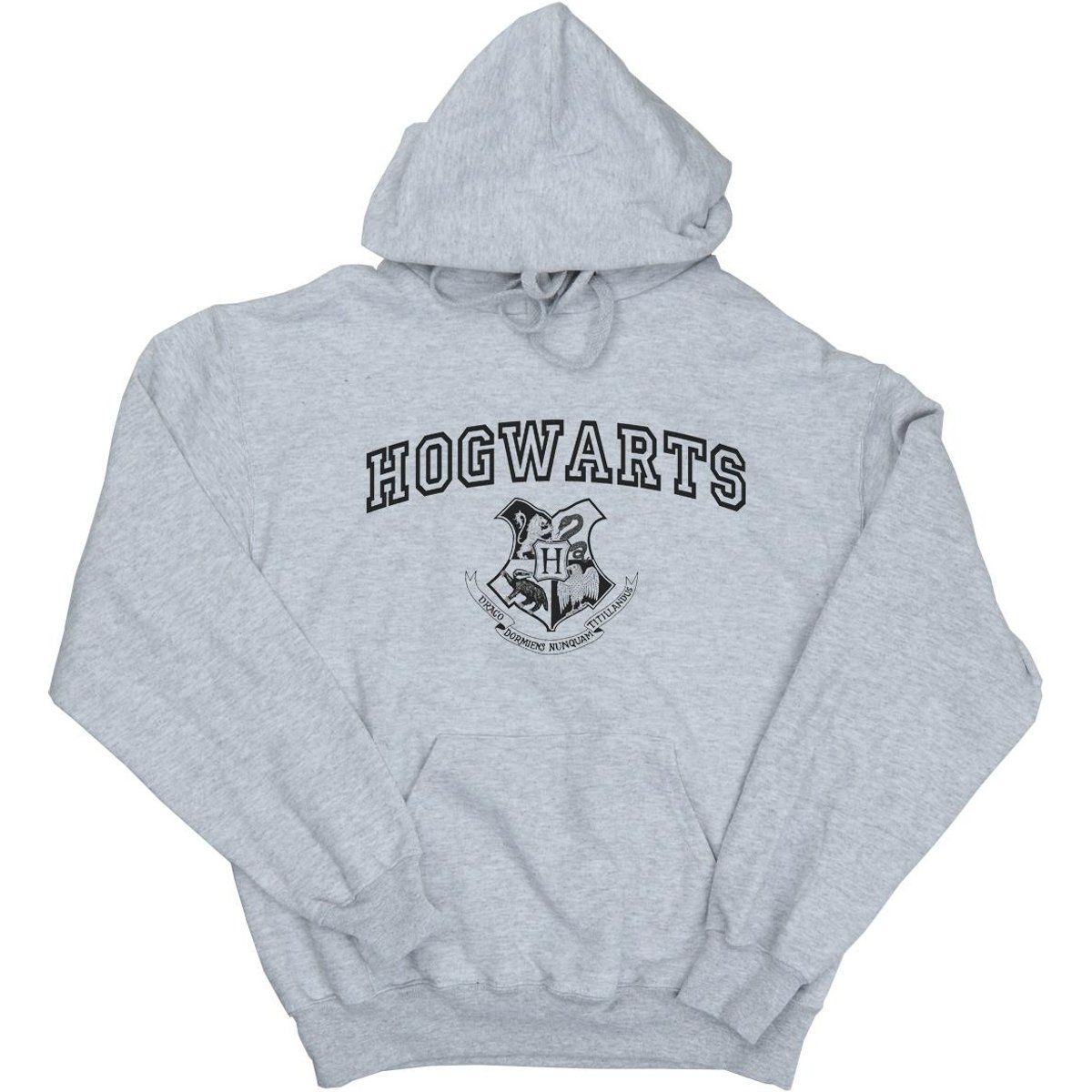Harry Potter - "Hogwarts" Kapuzenpullover für Herren (Grau)