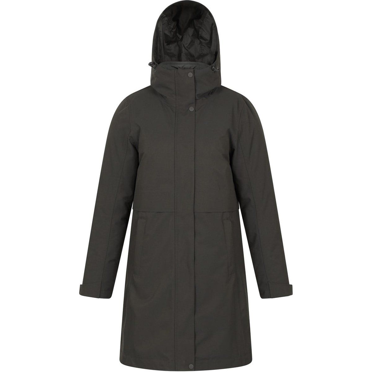 Mountain Warehouse - "Luna" Jacke, wasserfest für Damen, 3 in 1, Lang (Khakigrün)