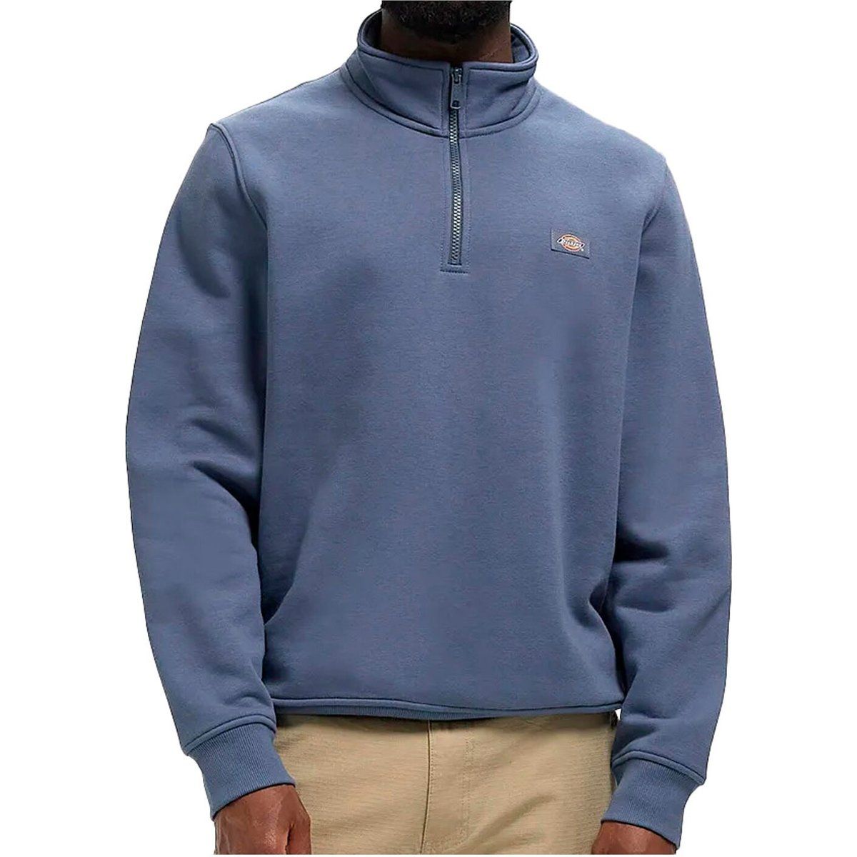 Herren Viertelreißverschluss-Pullover Sweatshirt