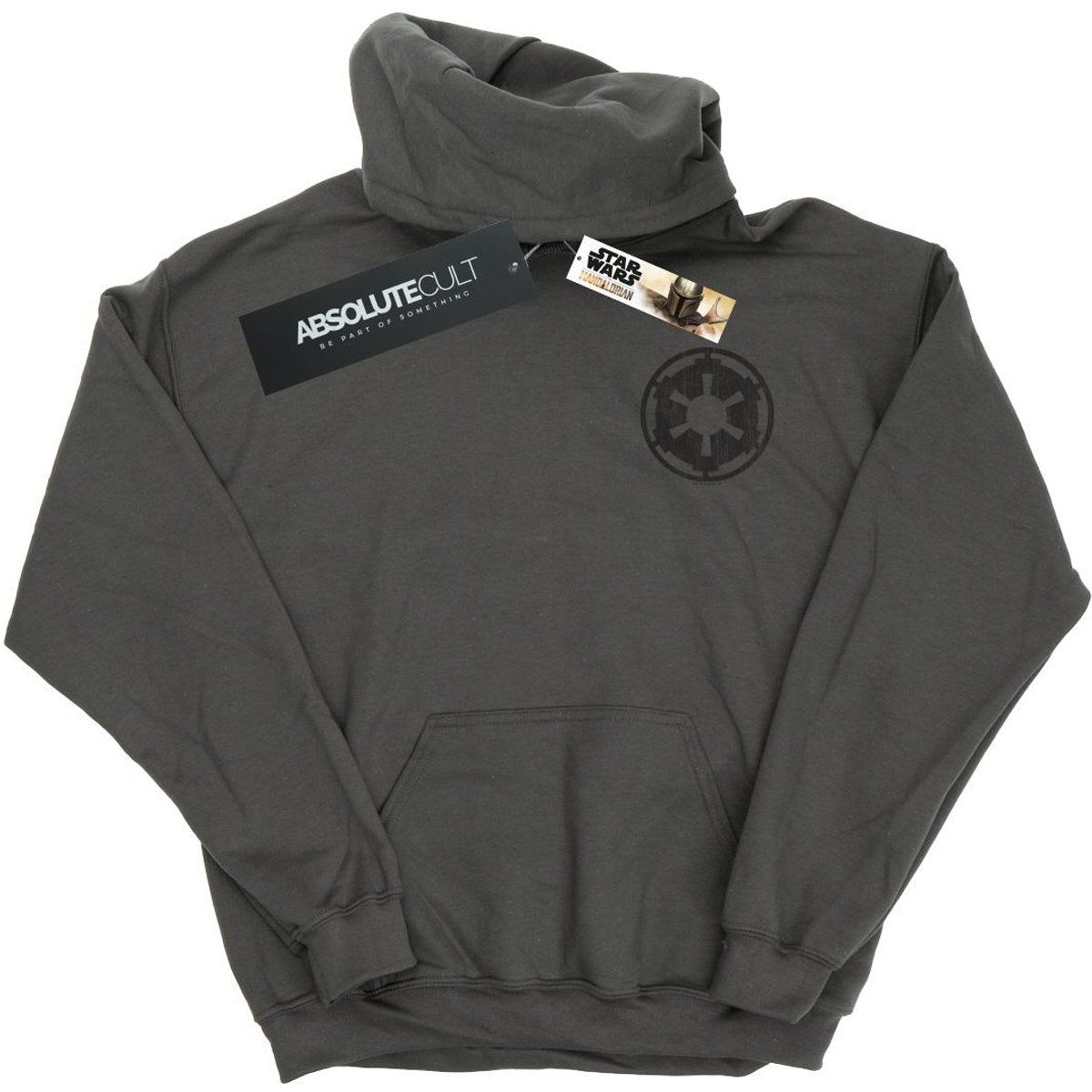 Star Wars - "The Mandalorian Galactic Empire" Kapuzenpullover für Herren (Holzkohle)