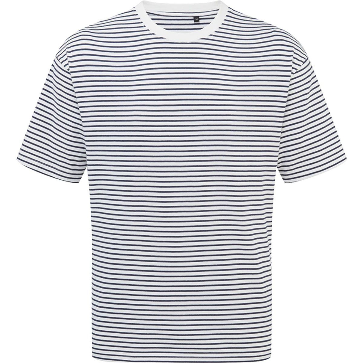 Übergroßes gestreiftes Unisex-T-Shirt