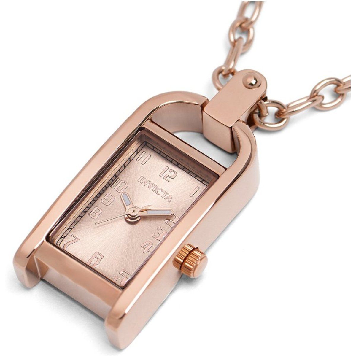 Halskette Uhr in Roségoldton
