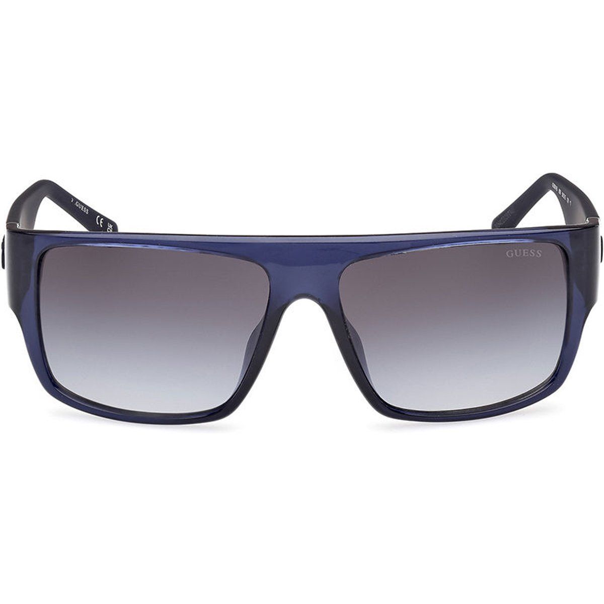 Herren Rechteckige Vollrand Sonnenbrille