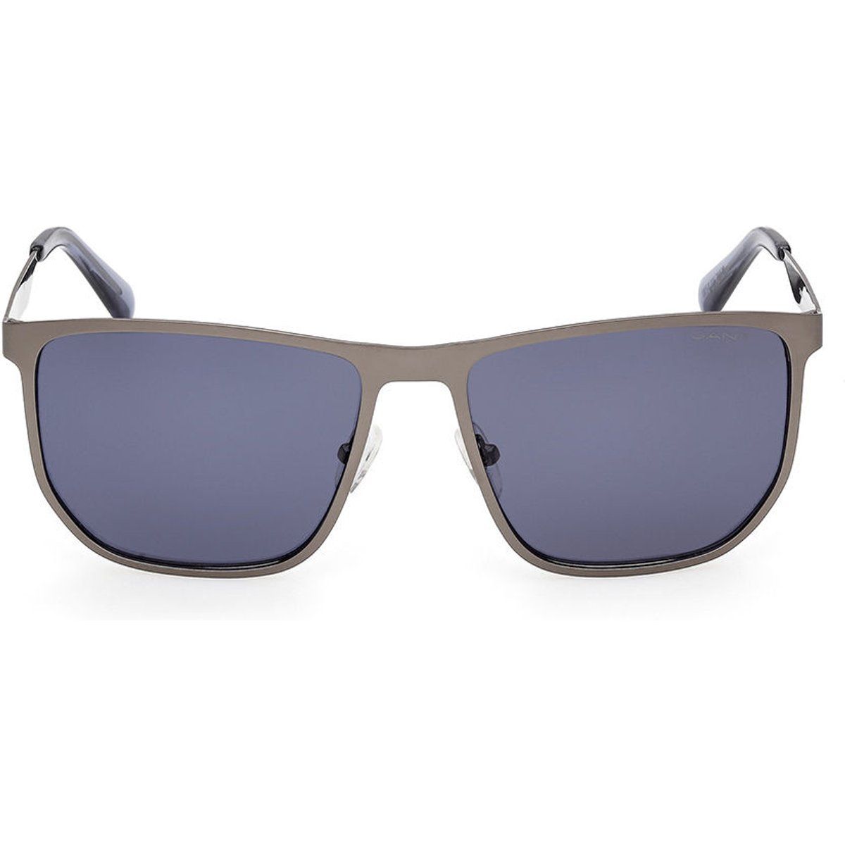 Rechteckige Sonnenbrille mit Metallrahmen