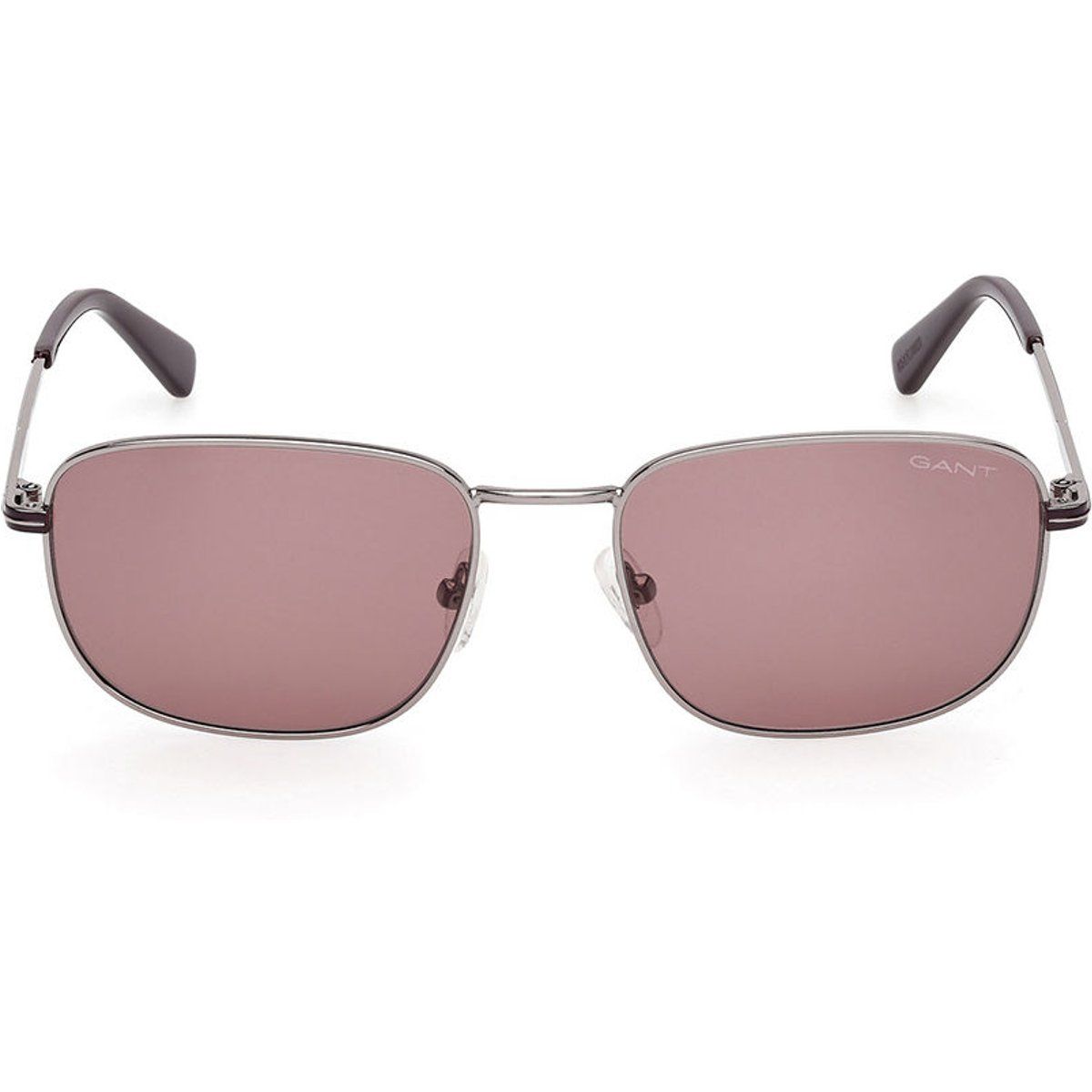 Rechteckige Sonnenbrille mit Metallrahmen