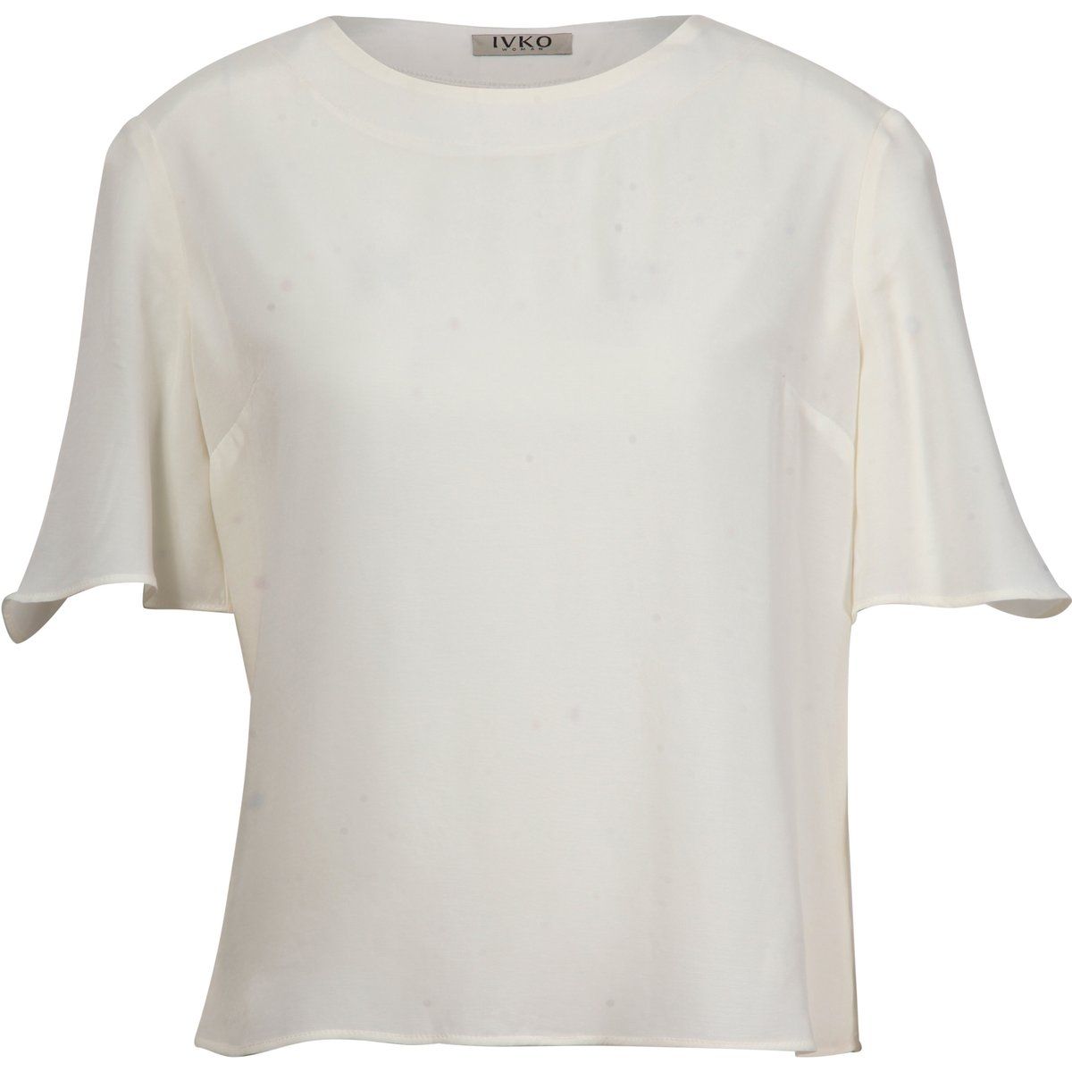 Elegante Viskose-Bluse mit Ärmeln
